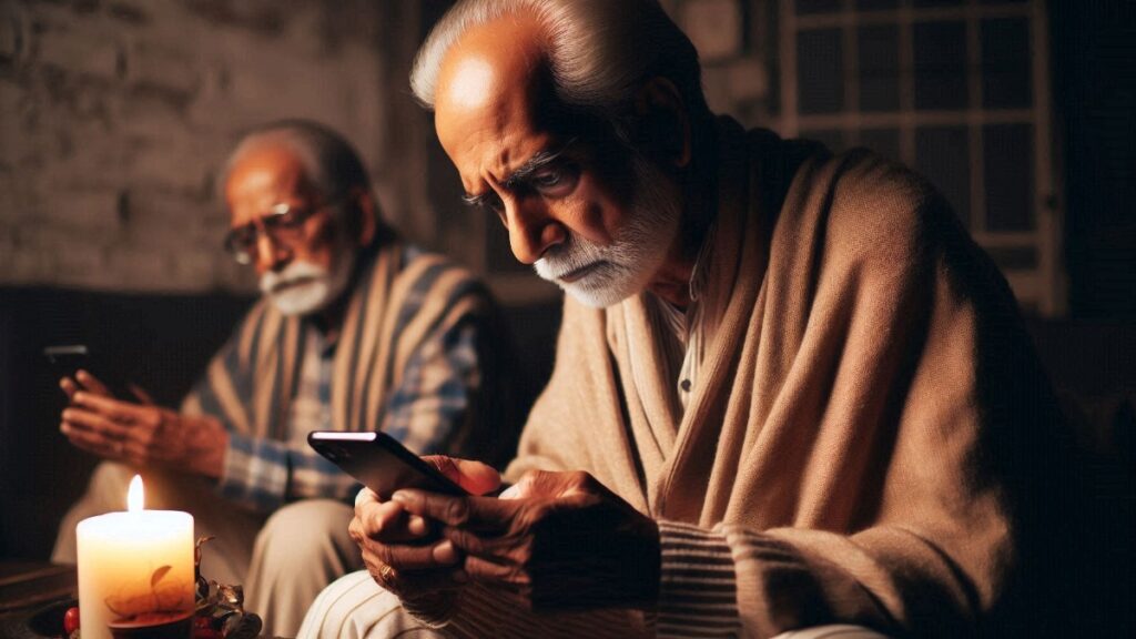 mobile addiction in elderly