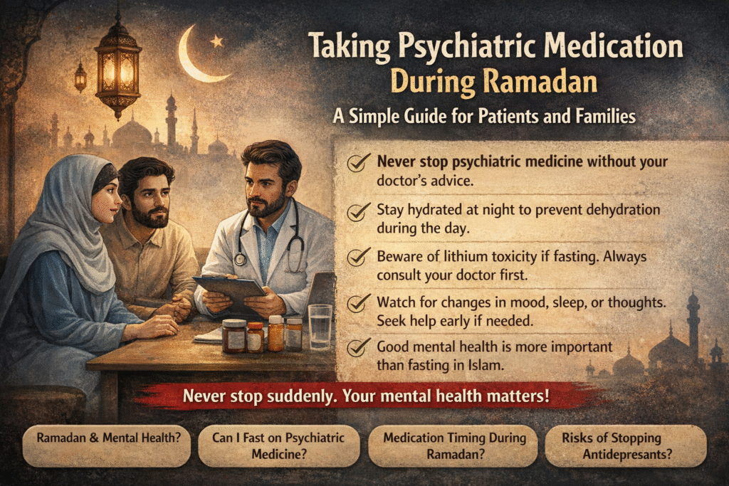 can I fast on psychiatric medicine