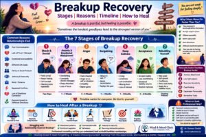 Breakup recovery stages and relationship issues explained by psychiatrist in Nagpur