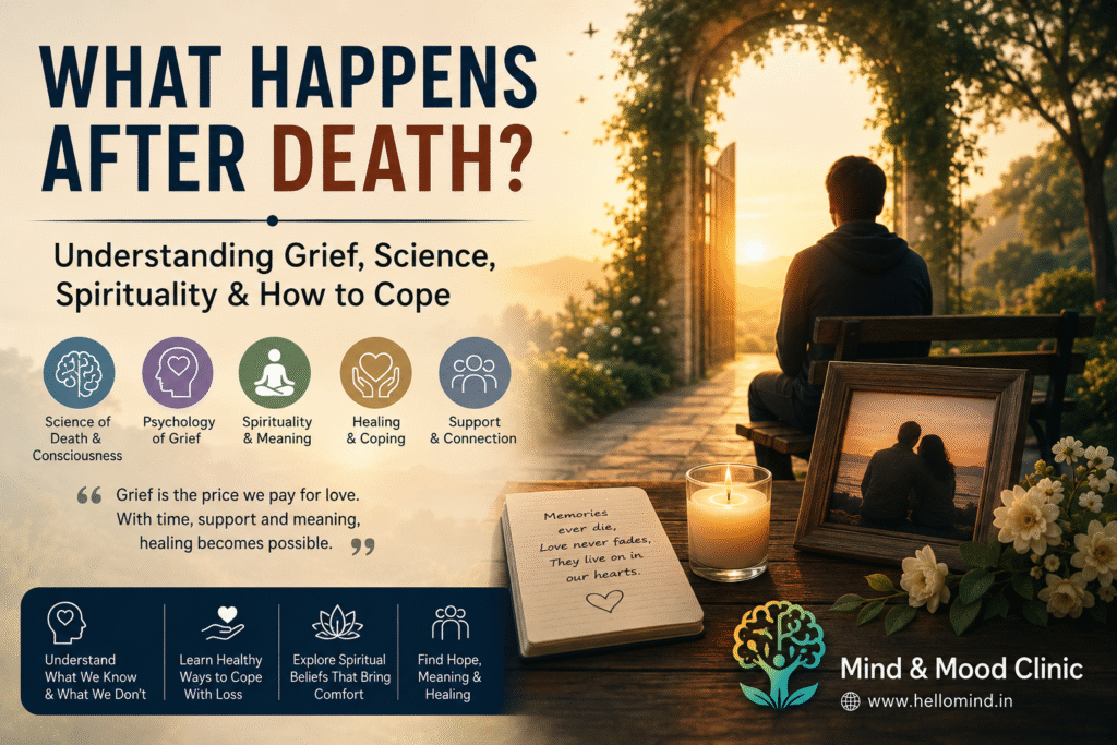 Psychology of grief and coping with the loss of a loved one after death