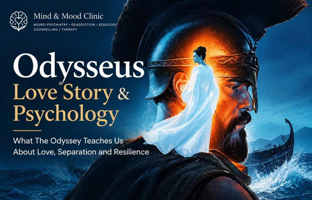 Odysseus journey home symbolizing love, separation and psychological resilience